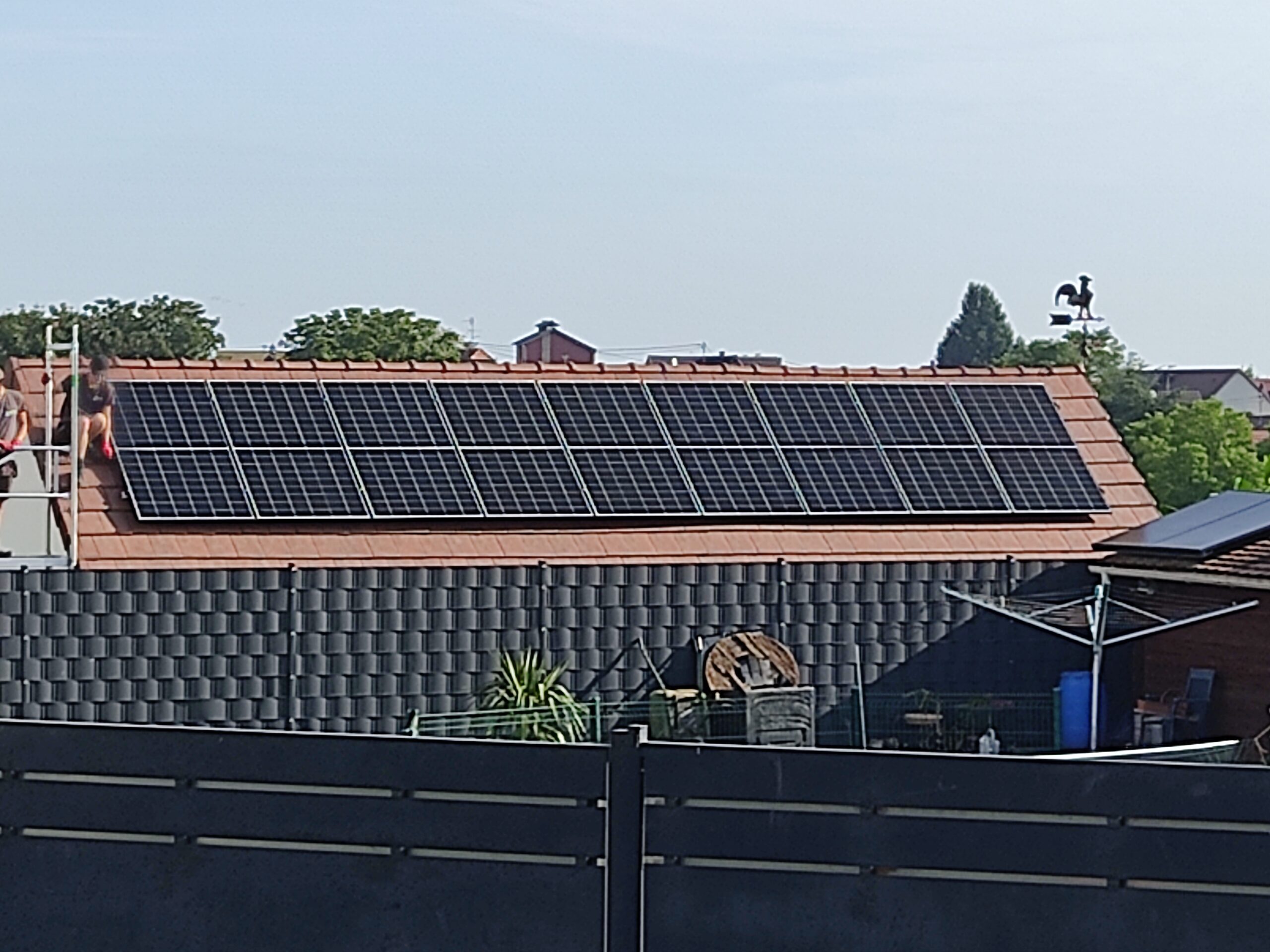 Installation photovoltaique + batterie 9 kWc à Kutzenhausen (67250)